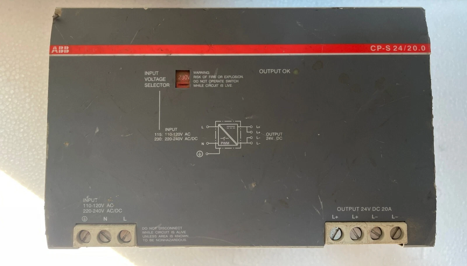 ABB cp-2s24/20.0 / CP-S24/20.0 Switch Mode Power Supply